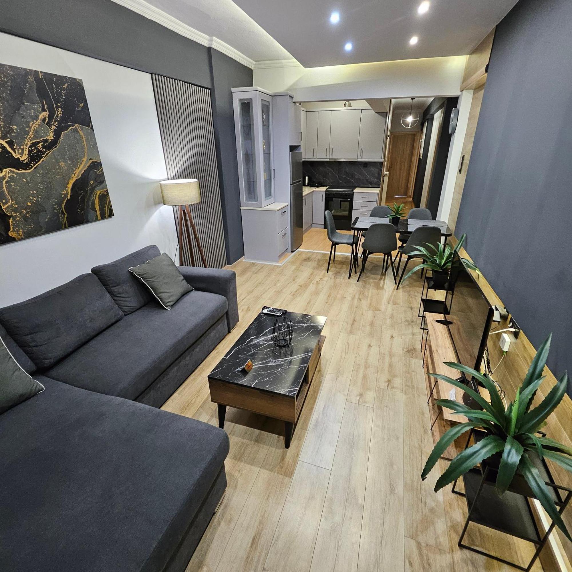Central 3 Modern Apartment With Free Parking Serrai Exteriör bild