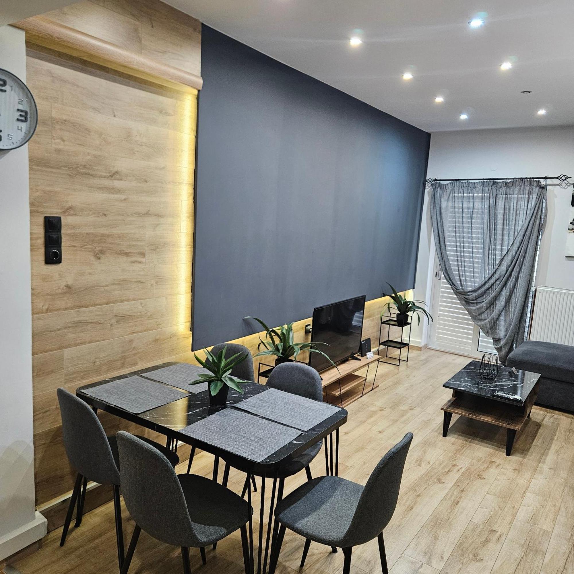 Central 3 Modern Apartment With Free Parking Serrai Exteriör bild